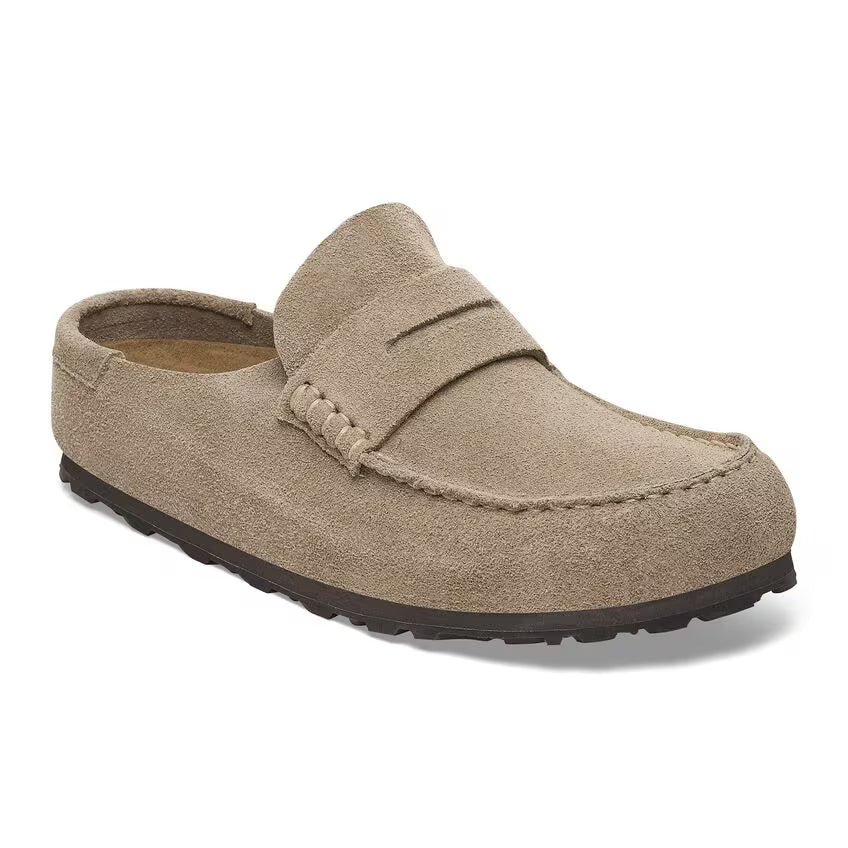 Birkenstock - Naples Wrapped Suede Leather - Taupe