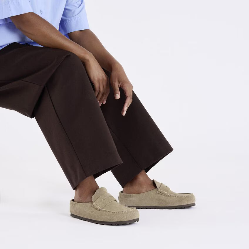 Birkenstock - Naples Wrapped Suede Leather - Taupe