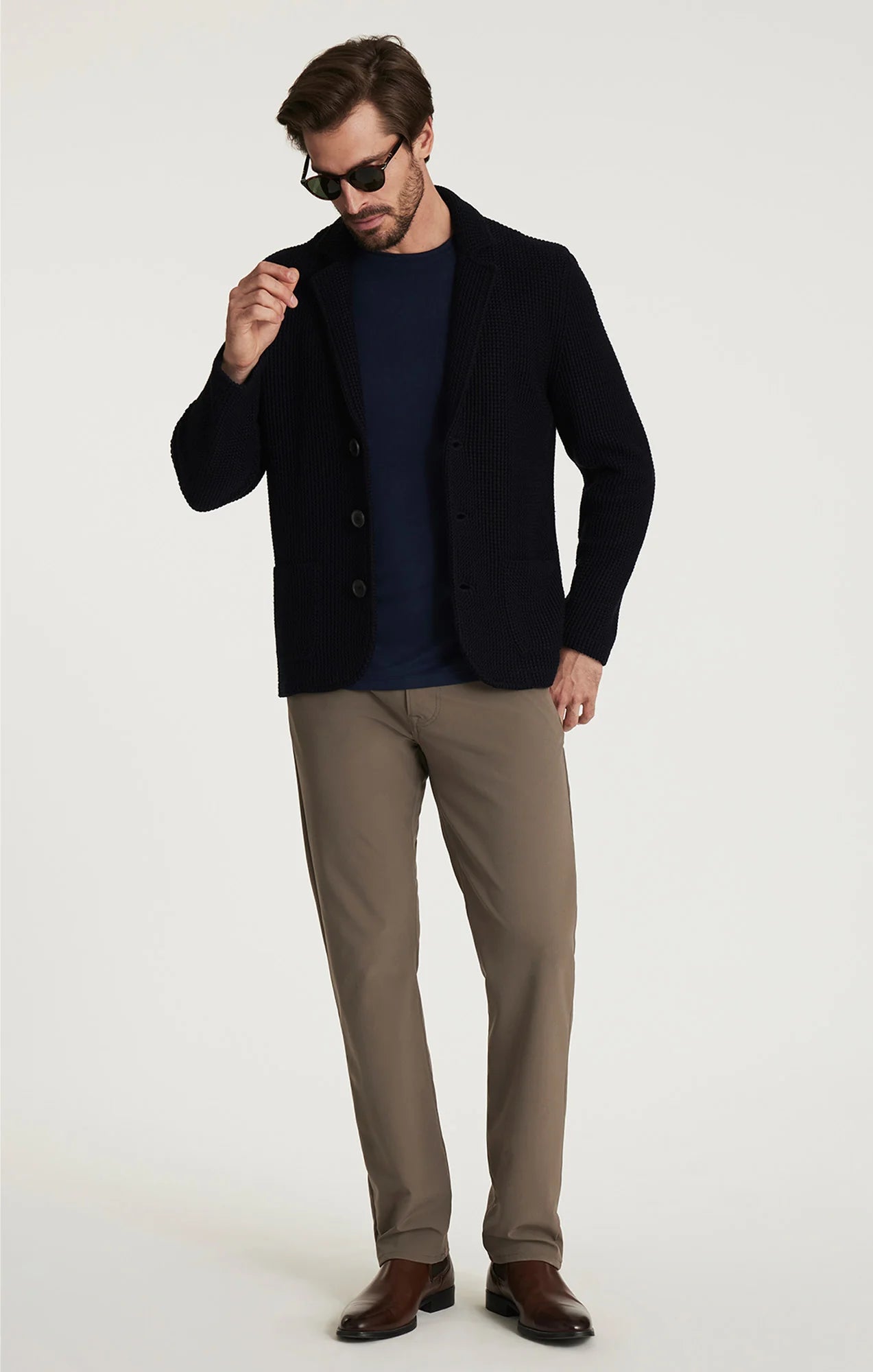 34 Heritage - Courage Straight Commuter Pants - Taupe Luxe