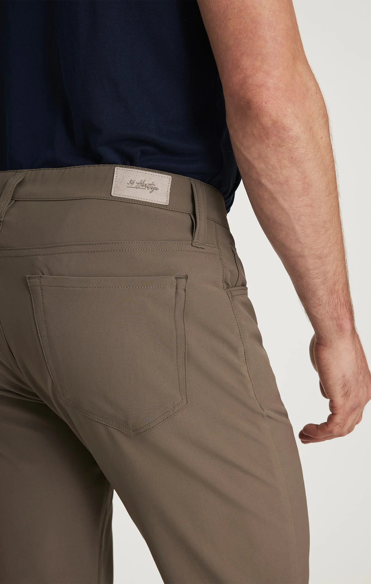 34 Heritage - Courage Straight Commuter Pants - Taupe Luxe