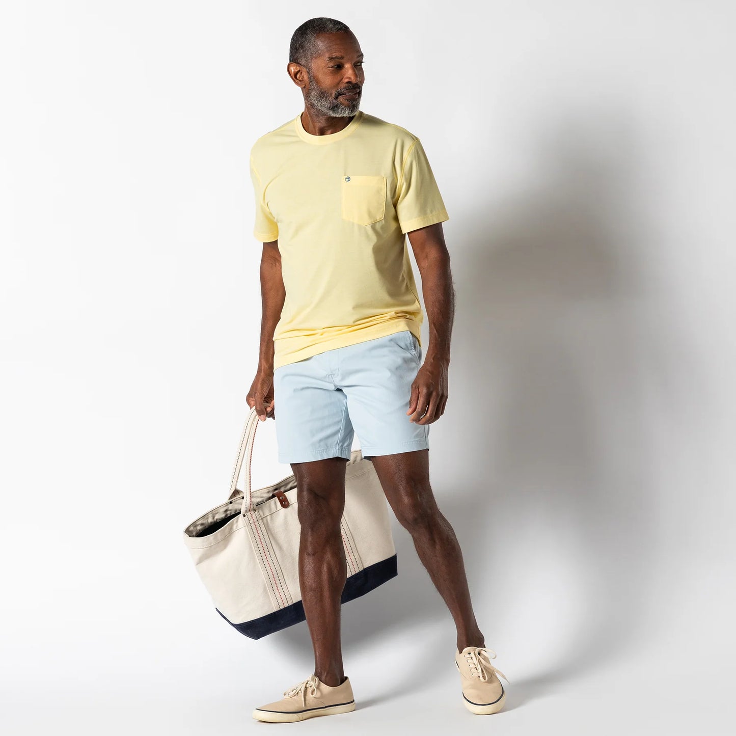 Duckhead - Windward Performance T-Shirt - Pale Yellow Heather