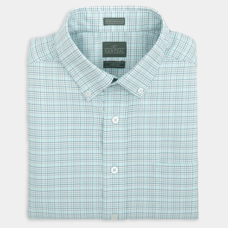 Genteal - Burton Sport Shirt - Aqua