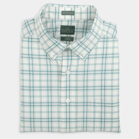 Genteal - Mckinney Softouch Sport Shirt - Spruce Plaid