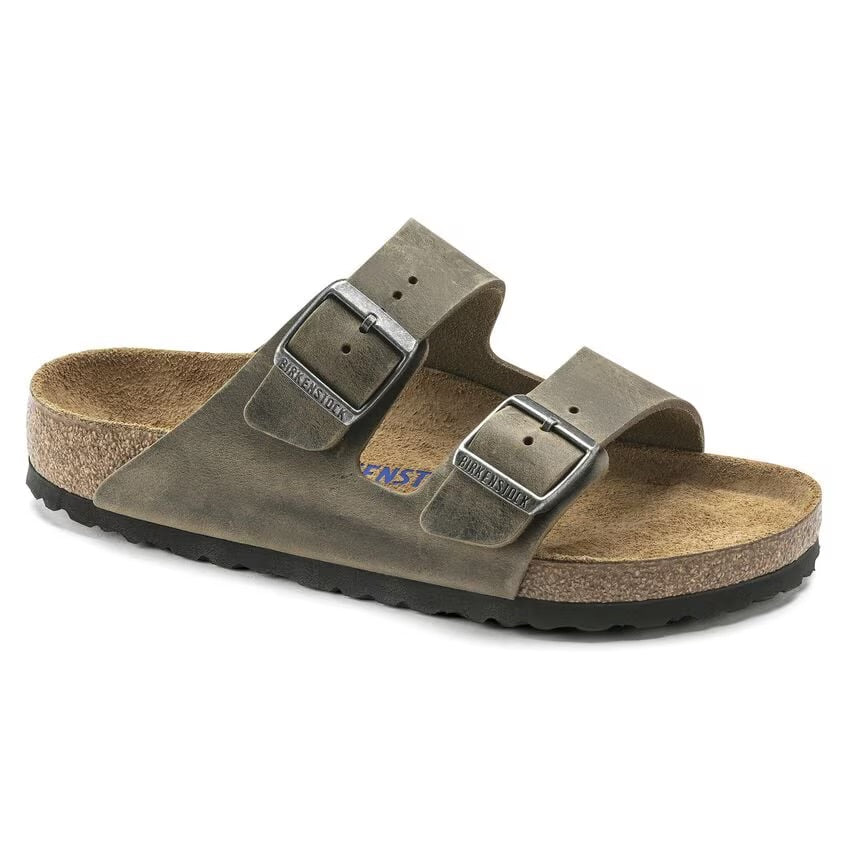 Birkenstock - Arizona Soft Footbed Oiled Leather - Faded Khaki