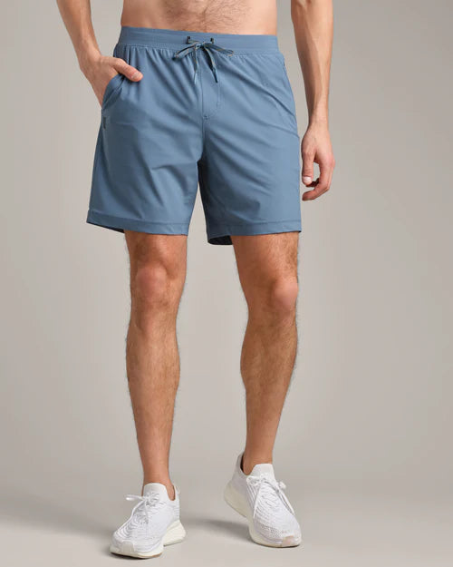 Rhone - Pursuit Short - Unlined - 7" - Blue Stone