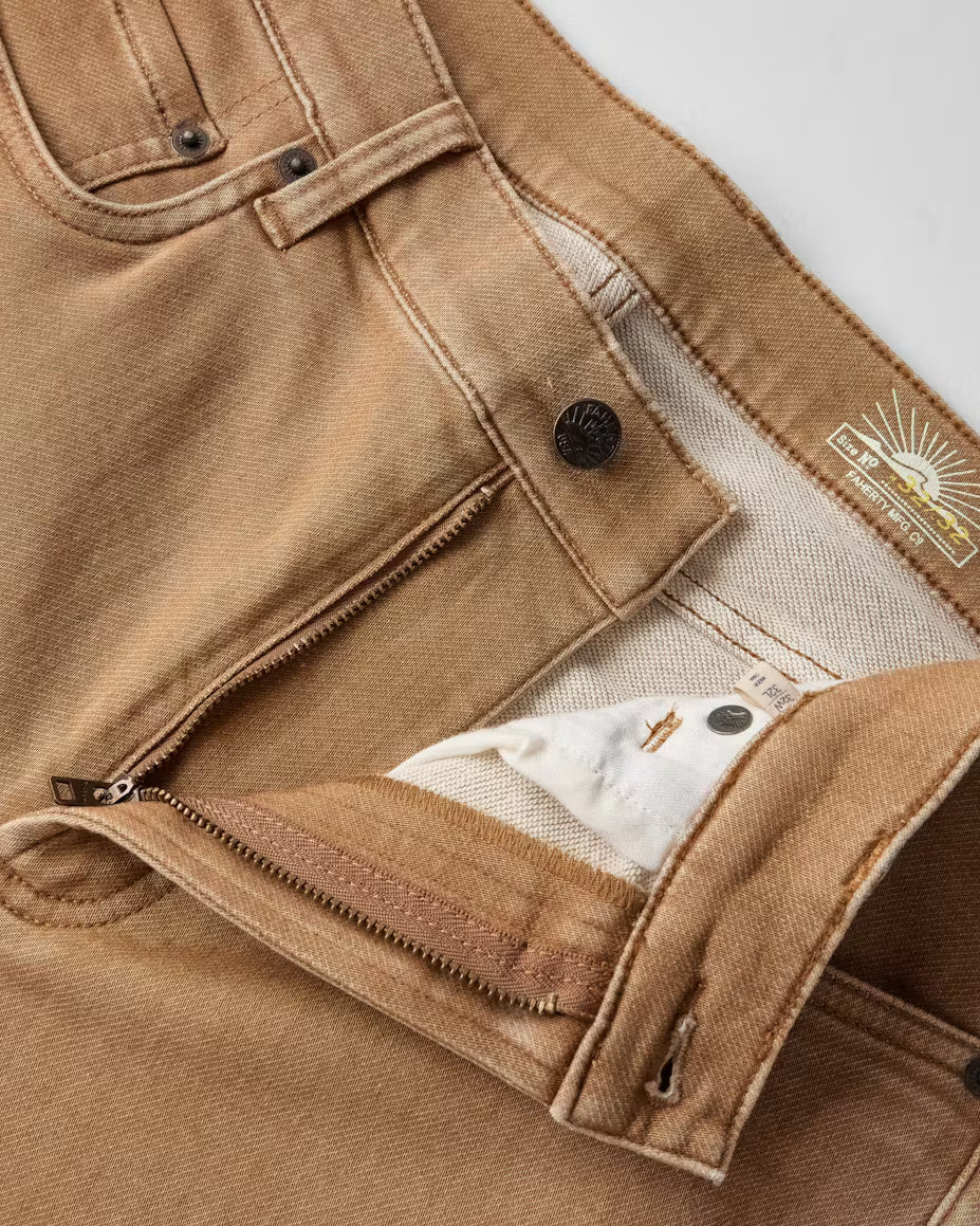 Faherty - Stretch Terry 5 Pocket Pant - Elk Brown