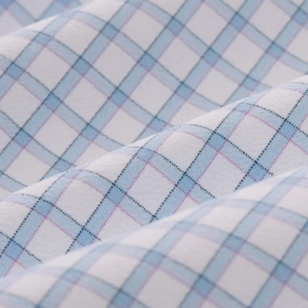 Mizzen + Main - Leeward No Tuck Dress Shirt - Light Blue Adam Plaid