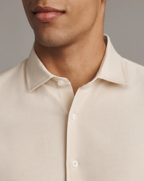 Rhone - Linen- Blend Short Sleeve Shirt - Linen