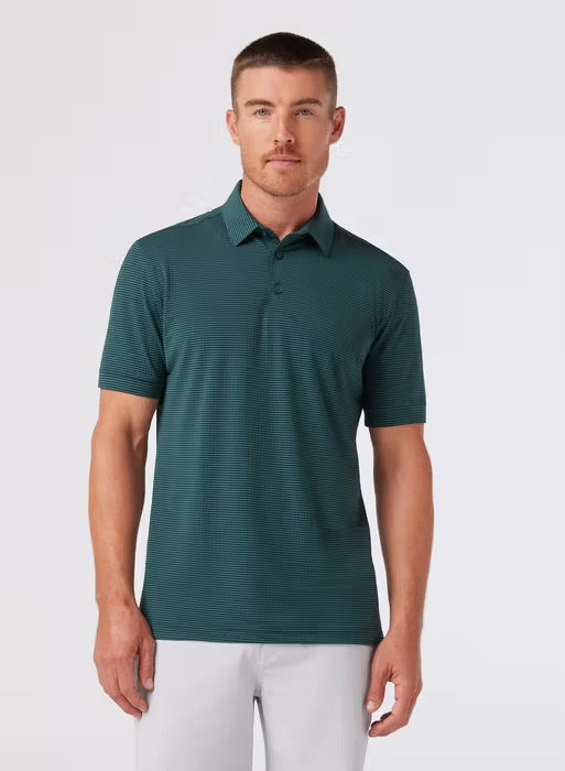 Mizzen + Main - Copa Short Sleeve Polo - Balsam