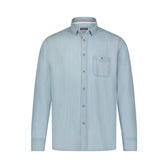 American Heritage - Tencel Pocket Shirt - Light Blue