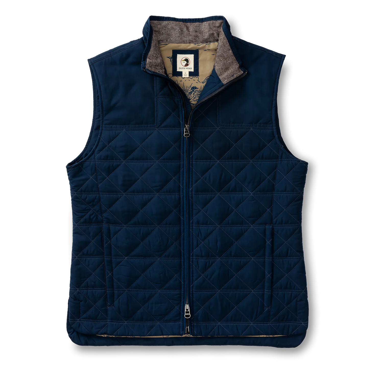 Duck Head - Fremont Performance Quilted Vest - Royal Navy