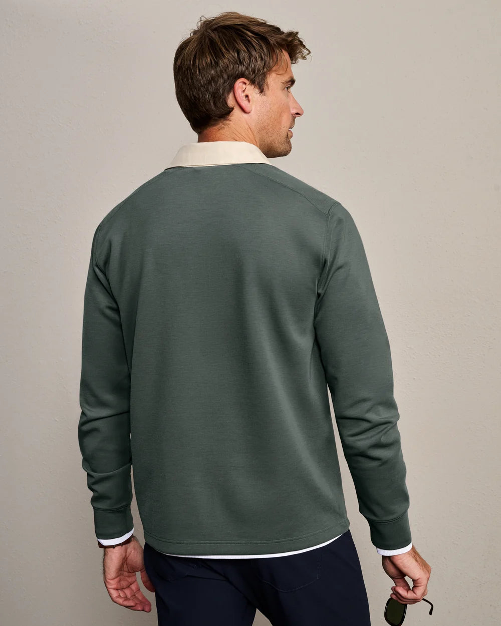 Rhone - Dreamstate Rugby Polo - Olive Shadow