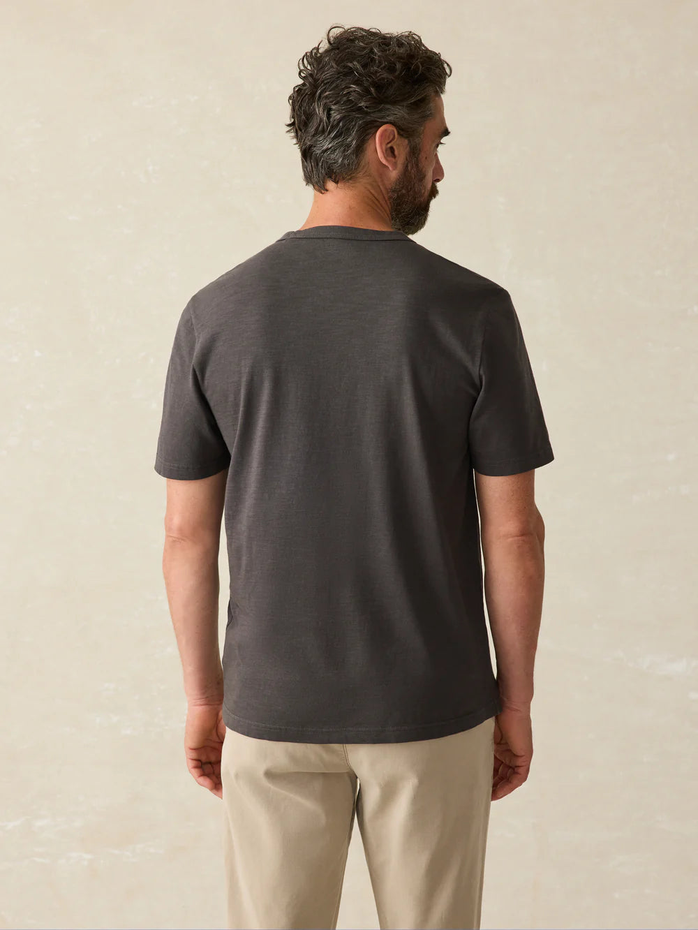 Faherty - Sunwashed Pocket Tee - Washed Black