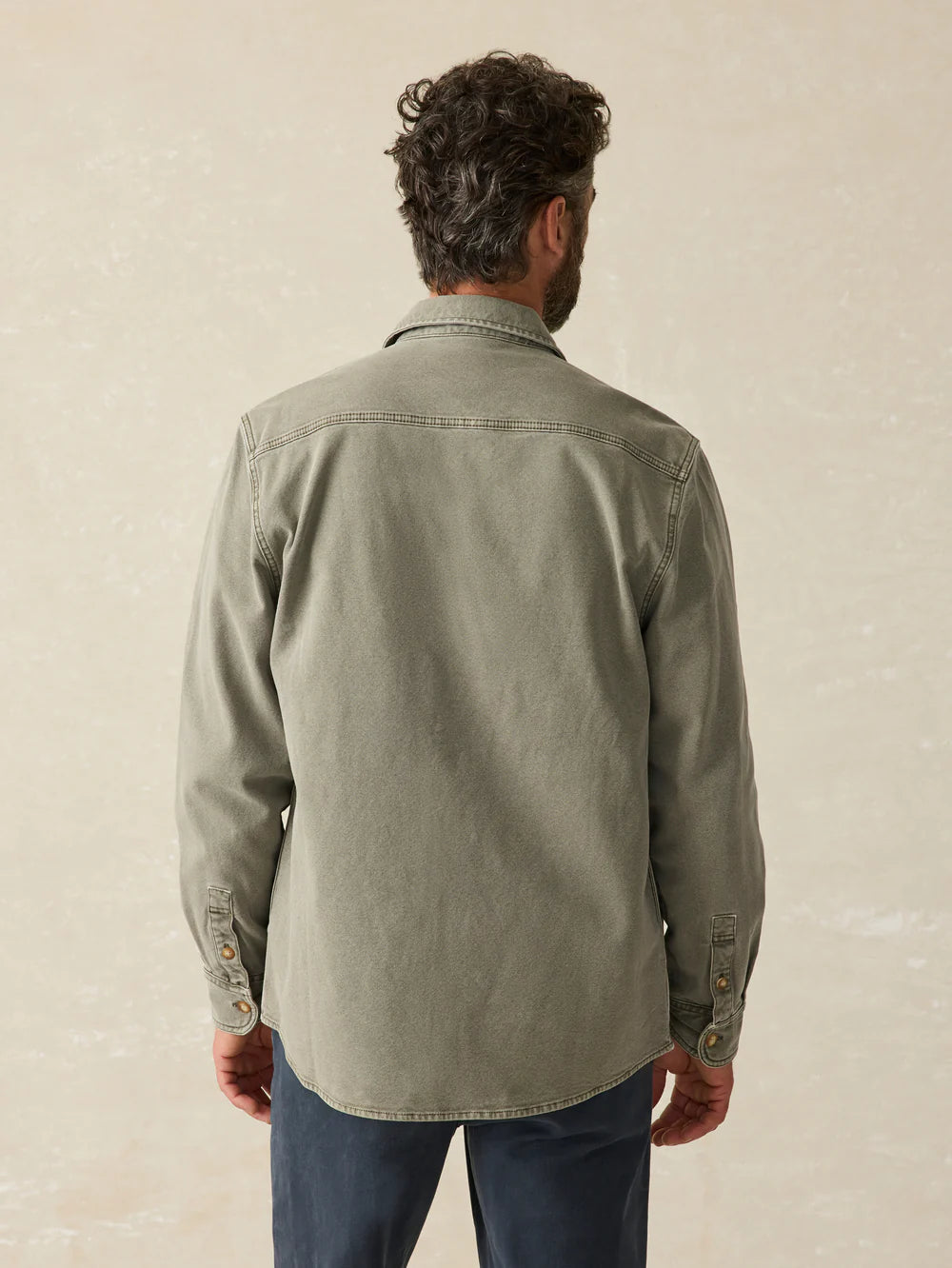 Faherty - Sunwashed CPO - Aspen Olive