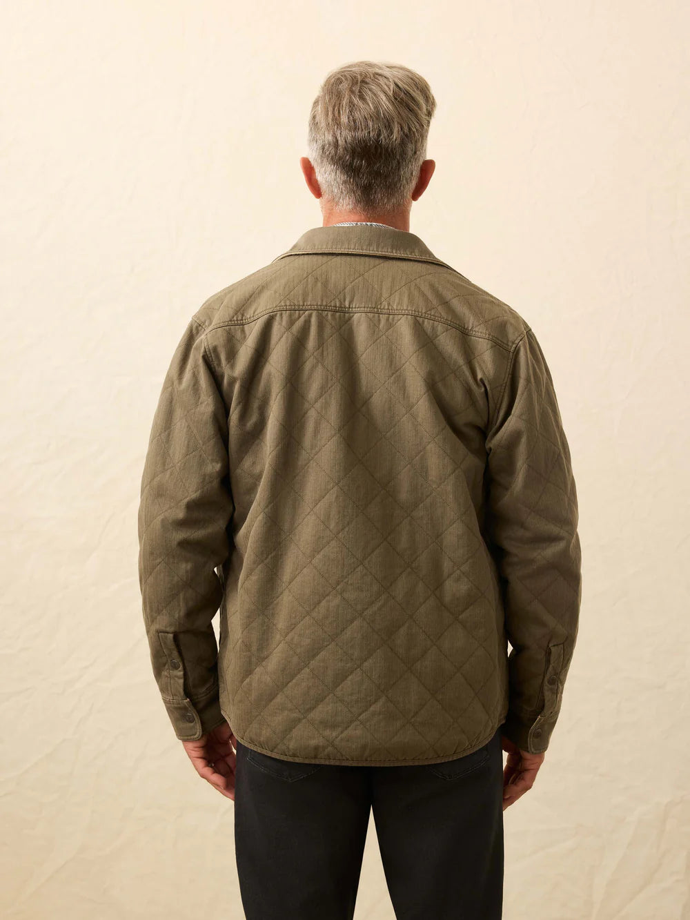 Faherty - Doug Good Feather Reversible Bondi Jacket - Prairie Olive