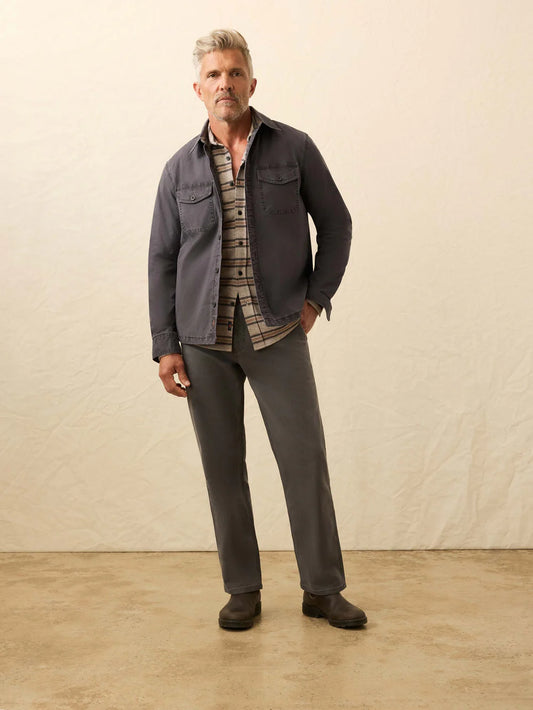 Faherty - Lakeside CPO - Washed Charcoal