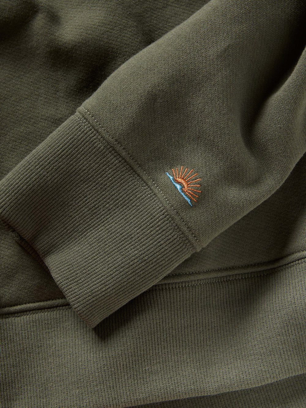 Faherty - High Standard Fleece Hoodie - Fall Evergreen