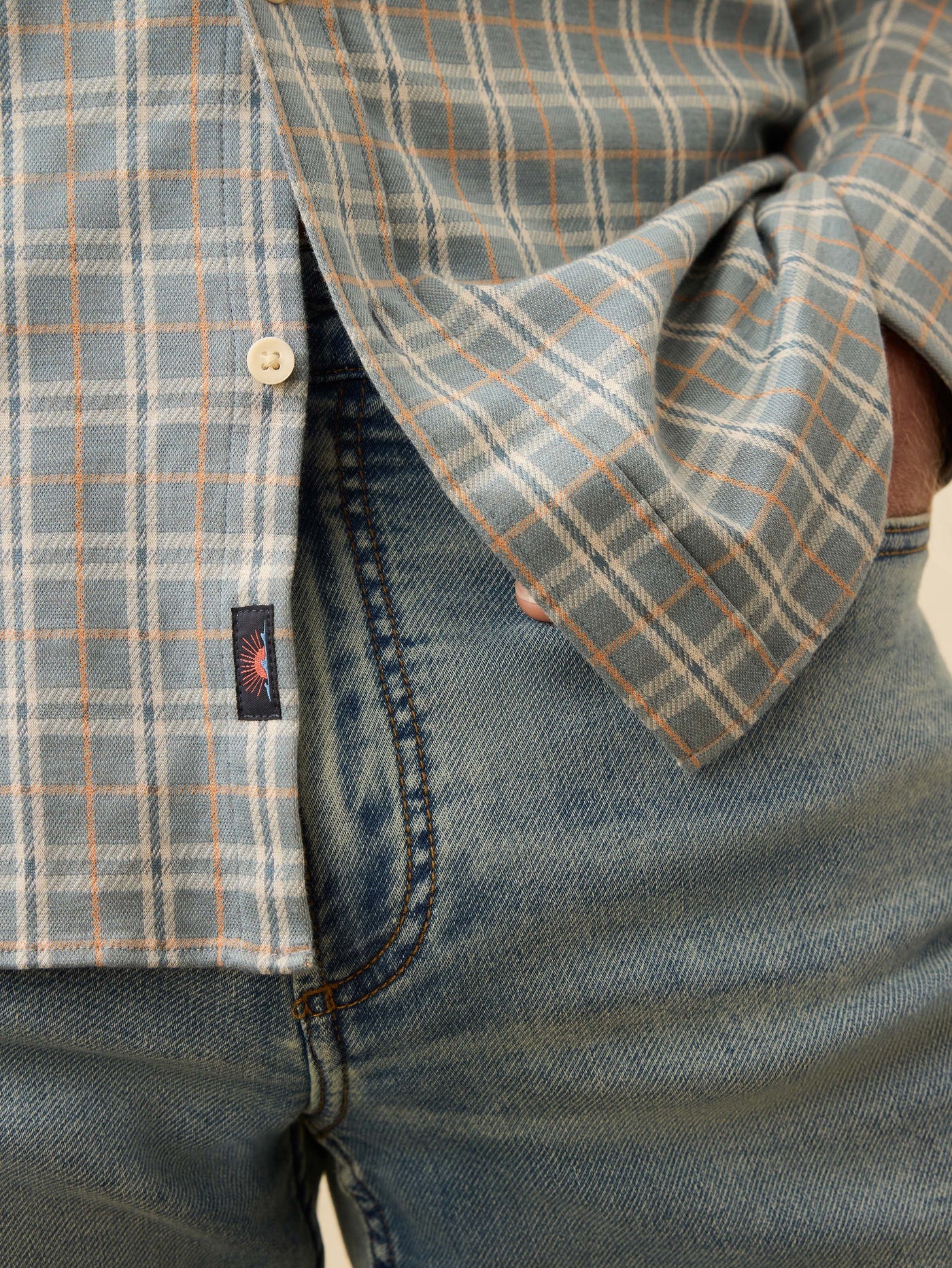 Faherty - Coastline Knit Shirt - Autumn Store Plaid