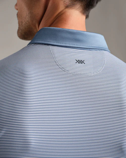 Rhone - Golf Sport Polo - Blue Stripe