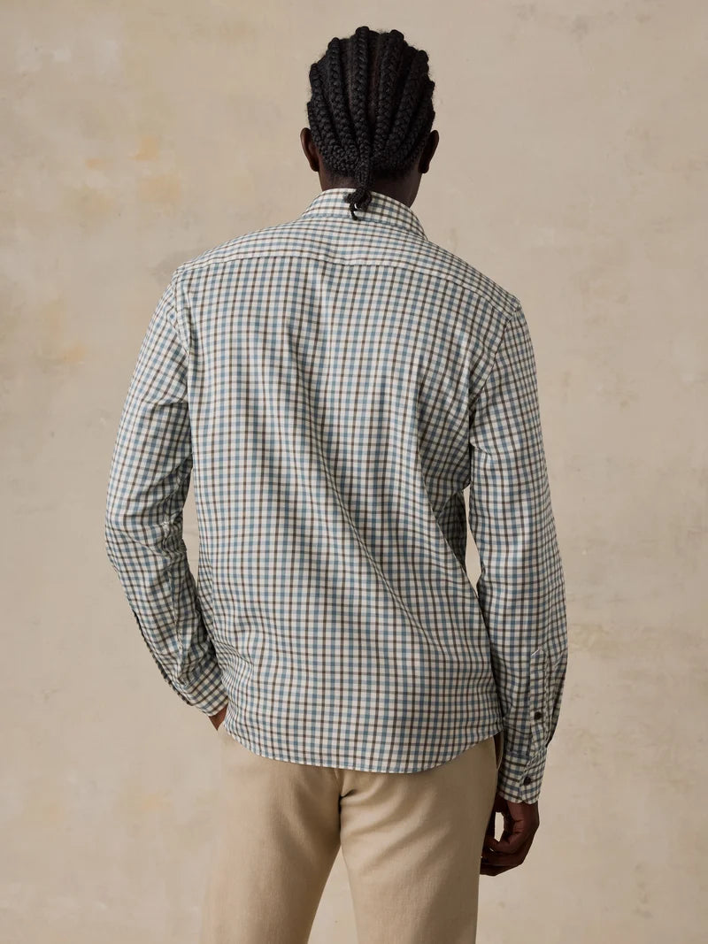 Faherty - Soft Twill Movement Shirt - Burr Oak Gingham