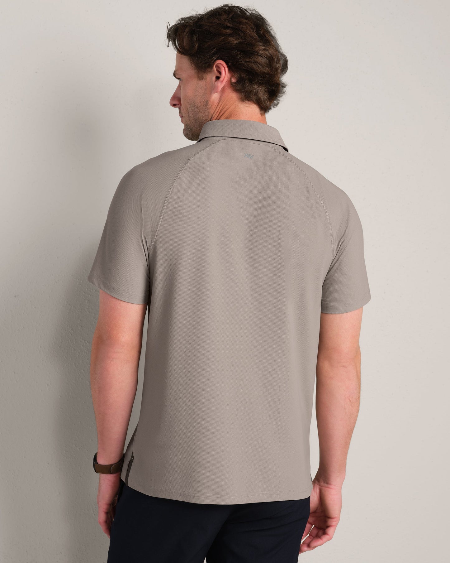 Rhone - Regatta Pique Polo - Foggy Taupe