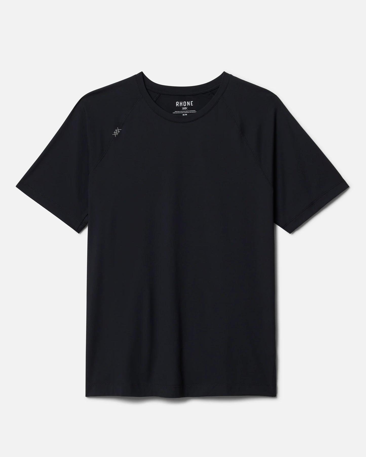 Rhone - Reign Short Sleeve - Black