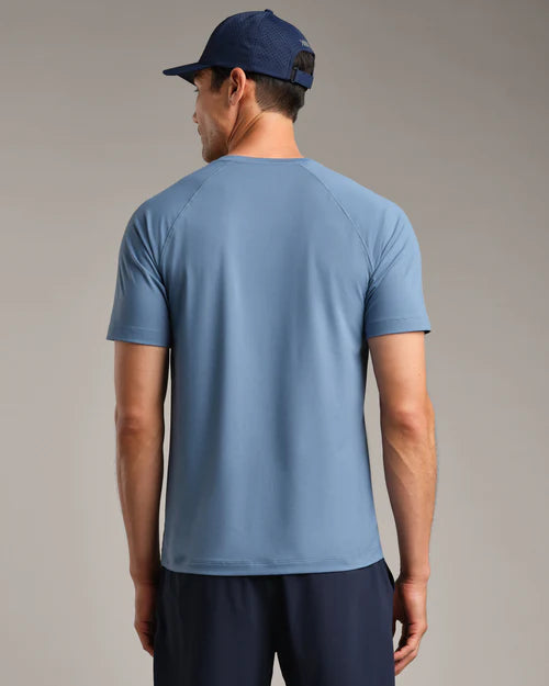 Rhone - Reign Short Sleeve Tee - Blue Stone
