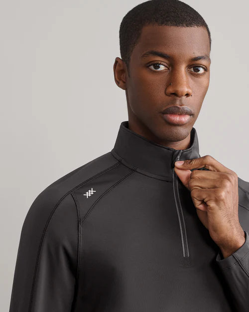 Rhone - Rise 1/4 Zip - Asphalt