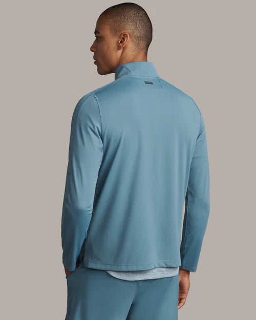 Rhone - Rise 1/4 Zip - Blue Stone