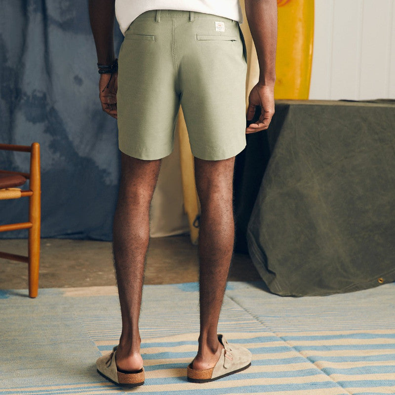 Faherty - All Day Short 2.0 - 7" - Trail Olive