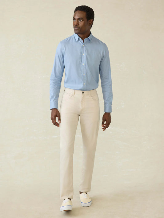 Faherty - Movement 5-Pocket Pant - Light Sand