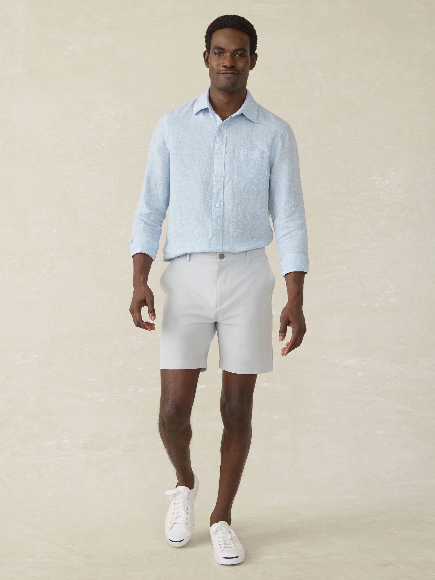 Faherty - All Day Short 7" - Stone
