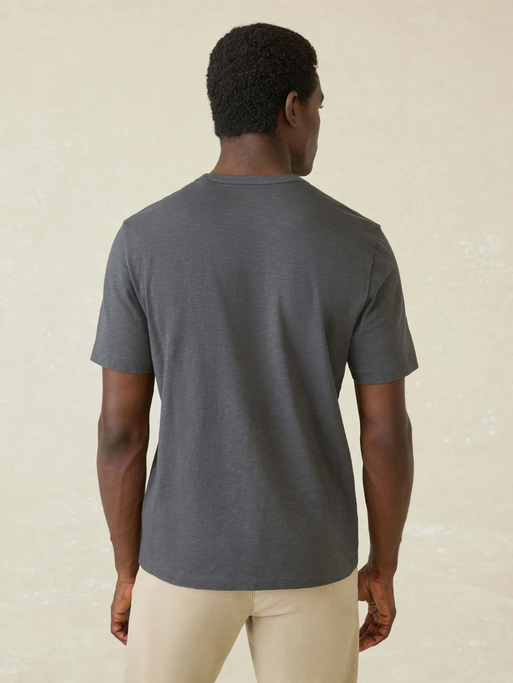 Faherty - Sunwashed Pocket Tee - Graphite