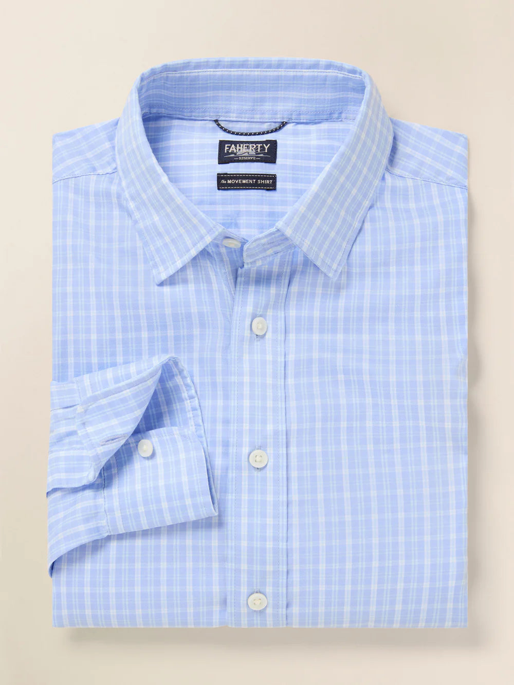 Faherty - The Movement Shirt - Sky Shore Plaid