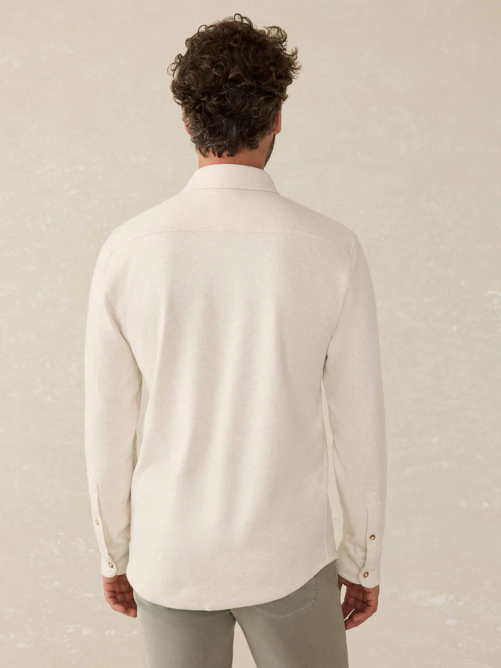 Faherty - Legend Sweater Shirt - Off White