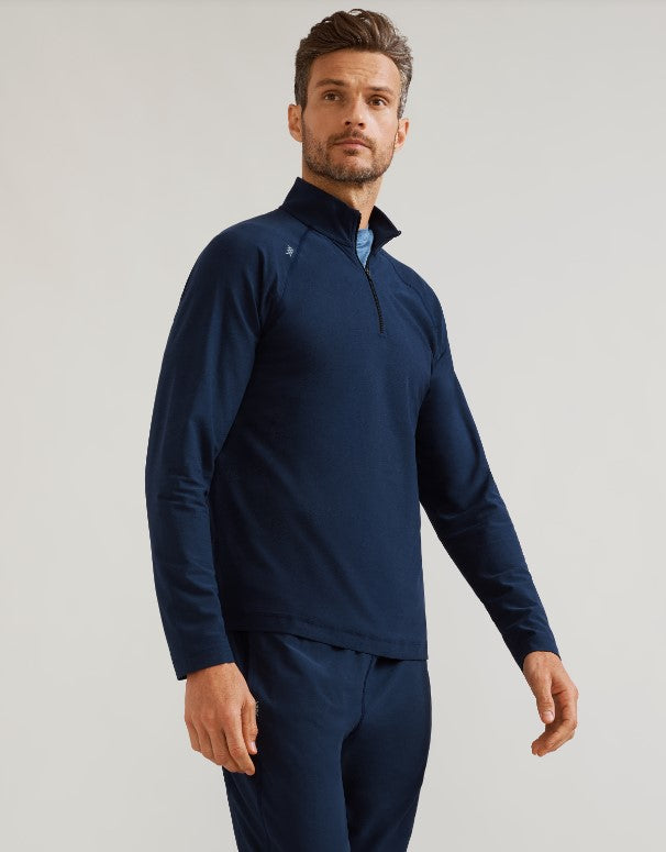 Rhone - Atmosphere Midweight 1/4 Zip - Navy