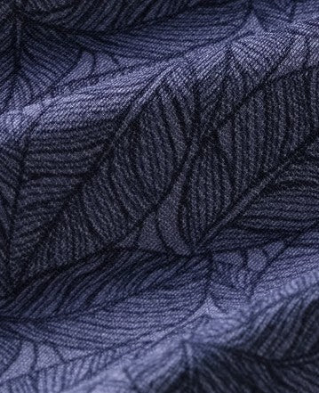 Mizzen + Main - Halyard Short Sleeve Shirt - Coastal Fjord Coffee Leaves