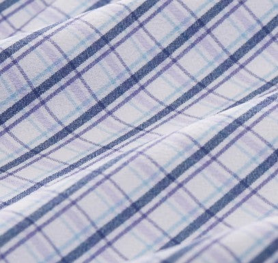 Mizzen + Main - Leeward Long Sleeve Dress Shirt - Purple Scott Plaid