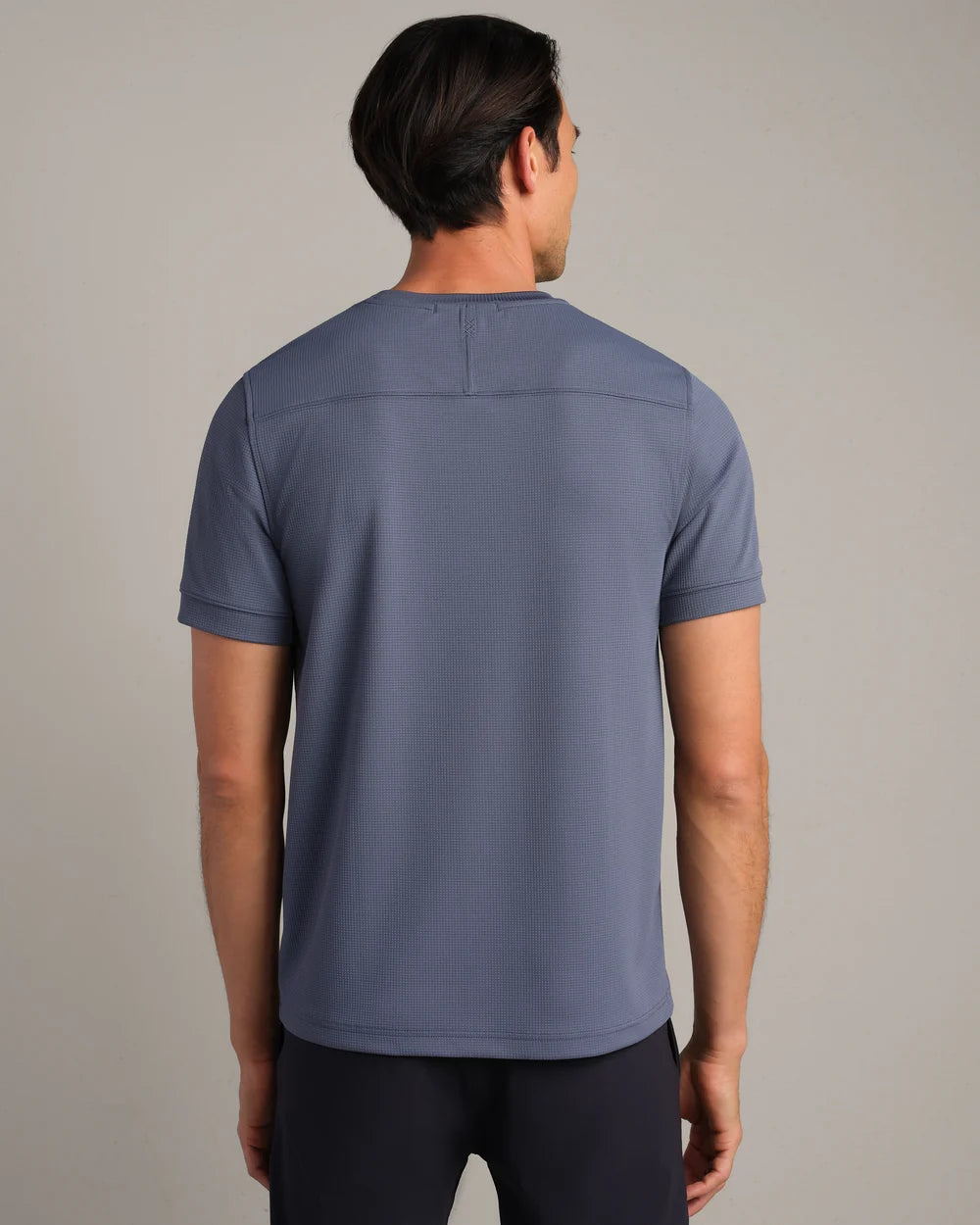 Rhone - Waffle Tech Tee - Shale Blue