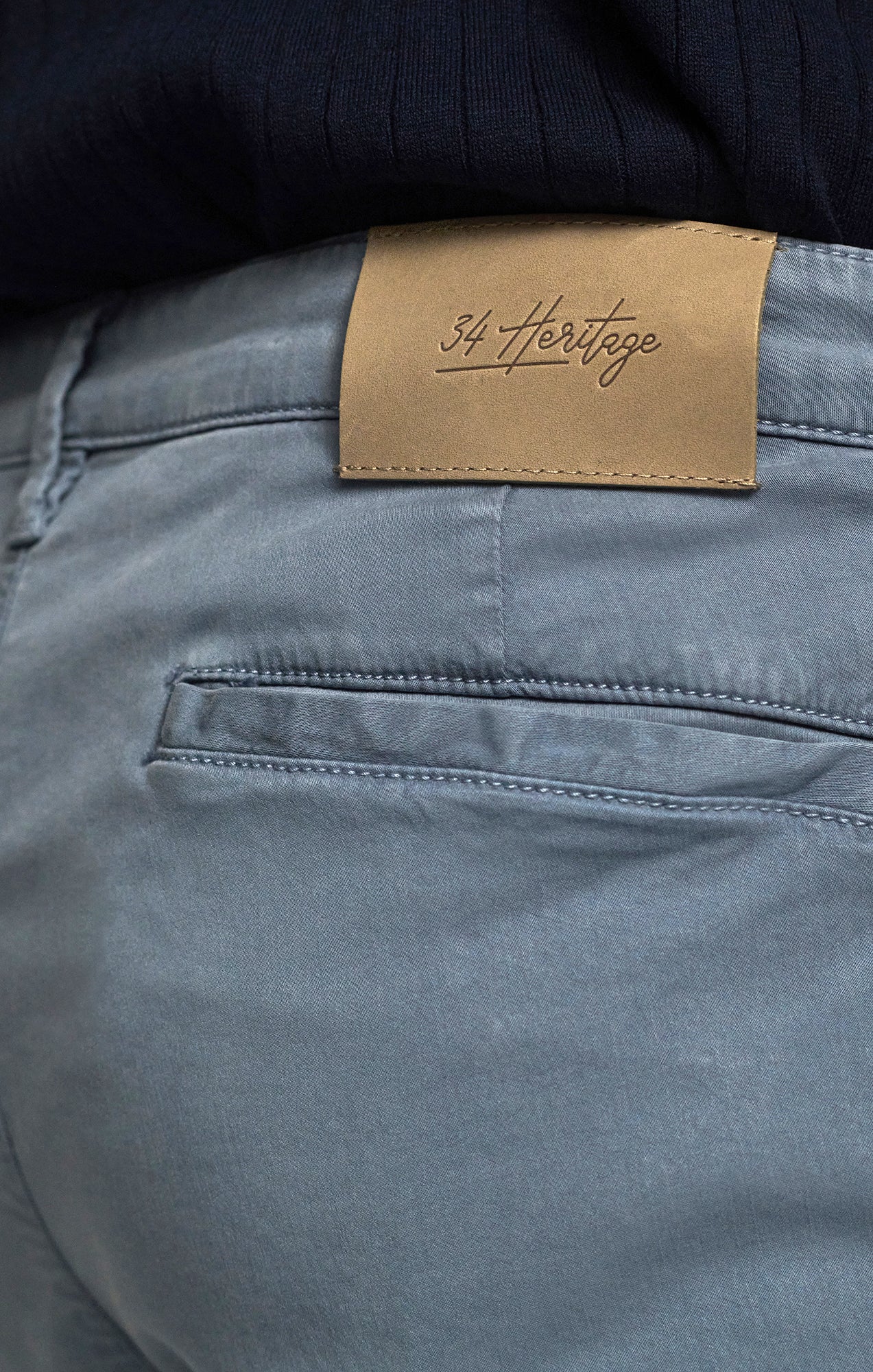 34 Heritage - Hampton Shorts - Blue Ashes Twill