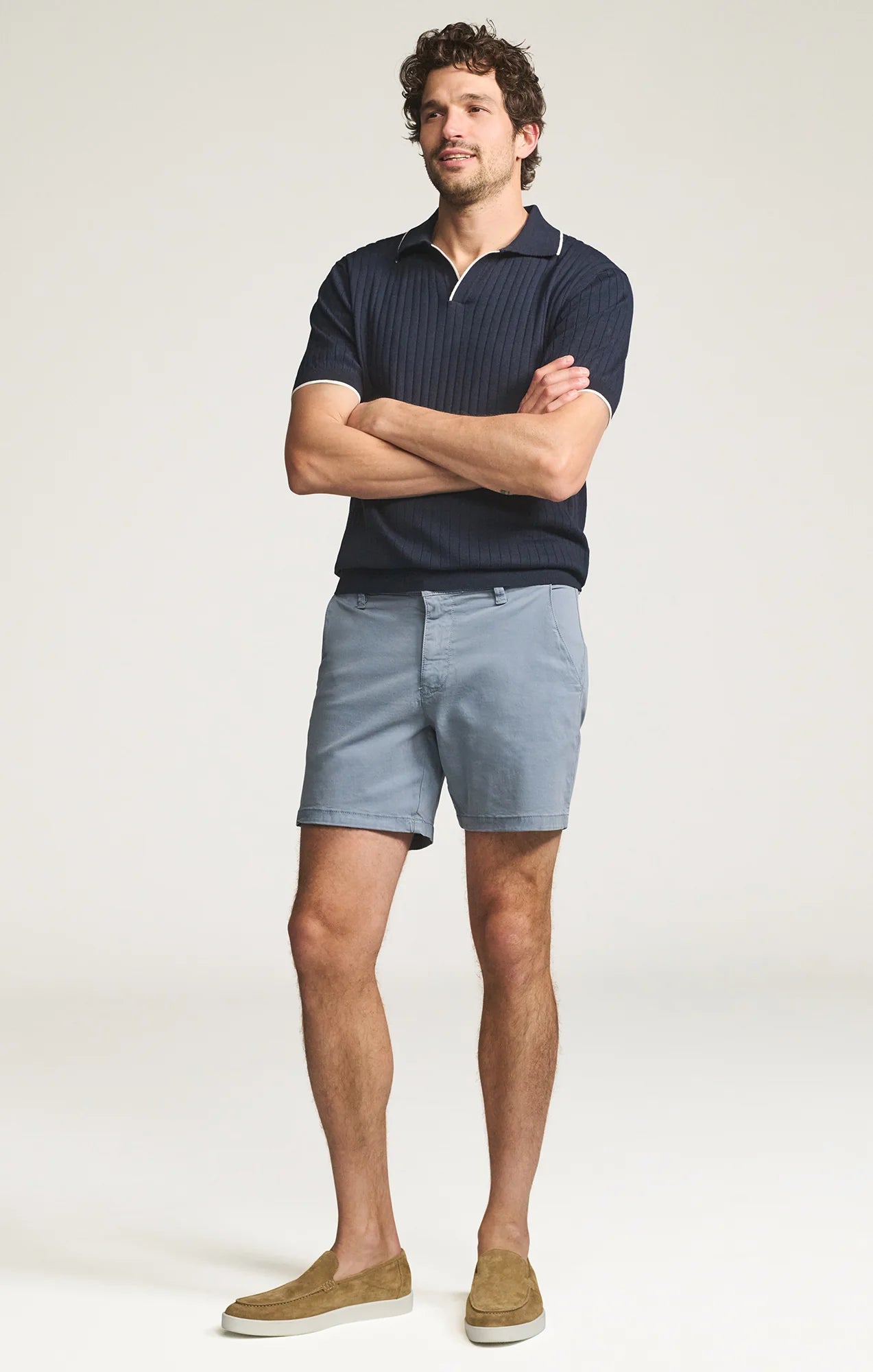 34 Heritage - Hampton Shorts - Blue Ashes Twill