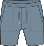 Faherty - Corduroy Drawstring Utility Short - Light Flint