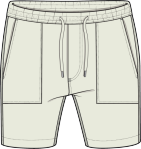 Faherty - Corduroy Drawstring Utility Short - Plaza Stone