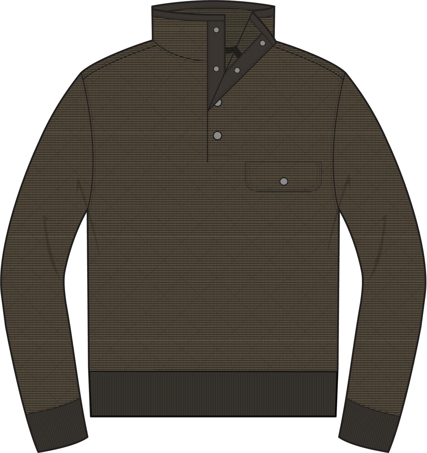 Faherty - Epic Quilted Fleece Pullover - Mountain Branch