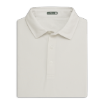 Genteal - Brick Jacquard Polo - White