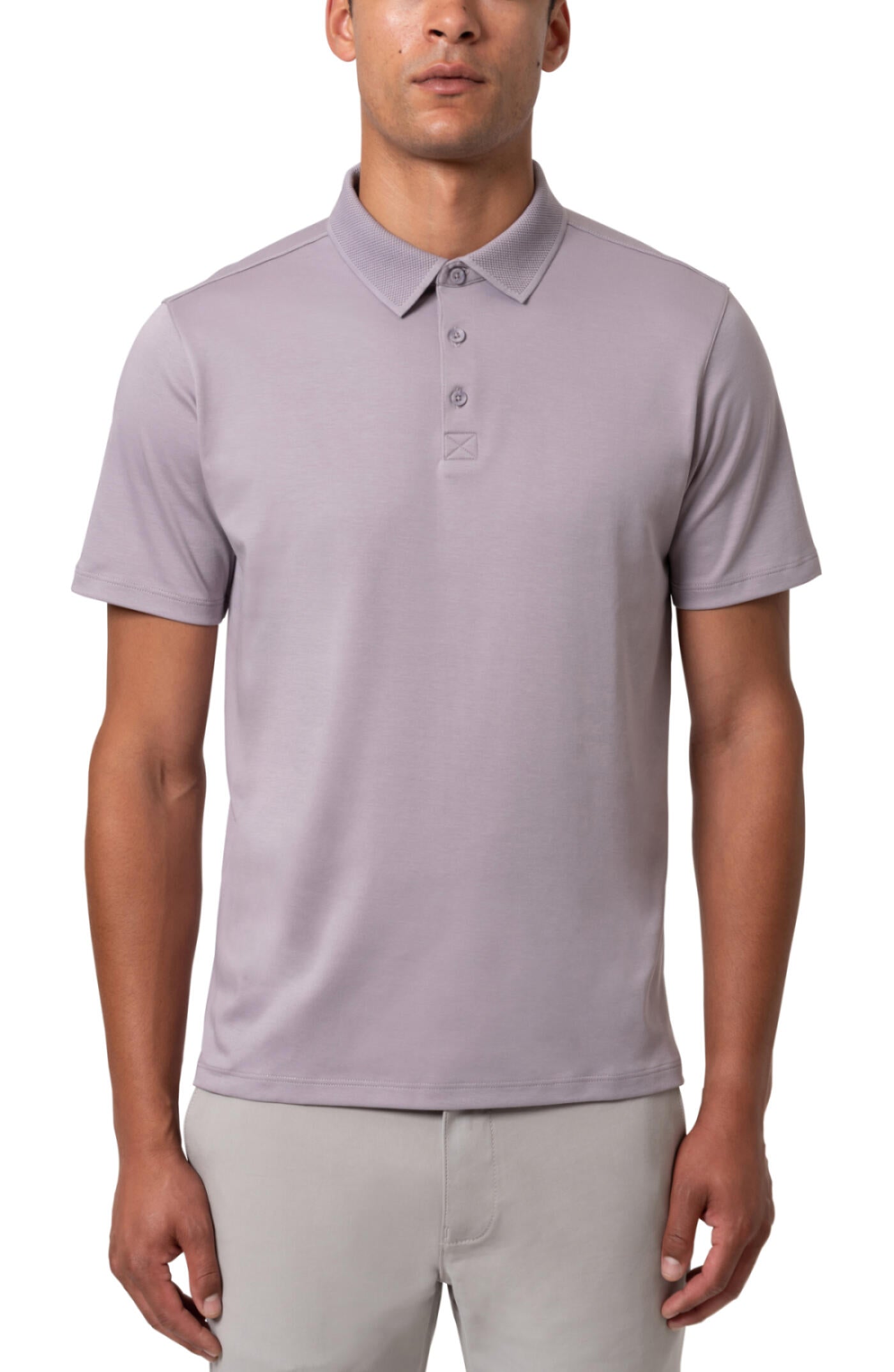 34 Heritage - Polo T-Shirt - Lilac Dust