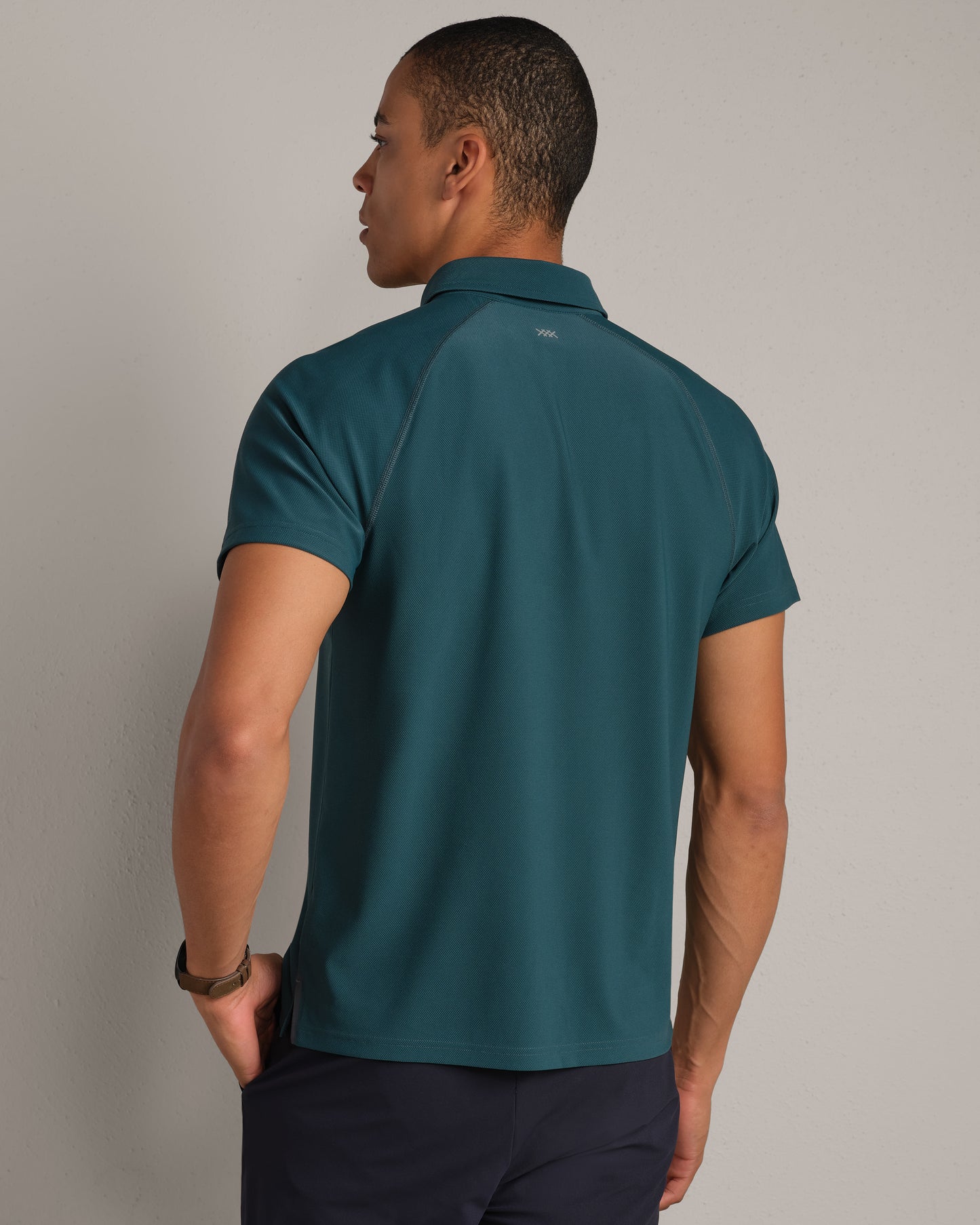 Rhone - Rigatta Pique Polo - Moss Green