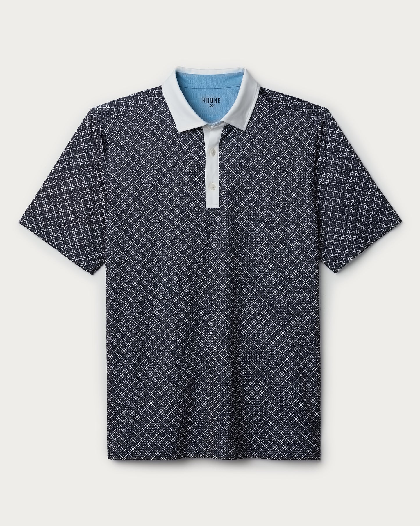 Rhone - Golf Sport Polo - True Navy Circle Geo