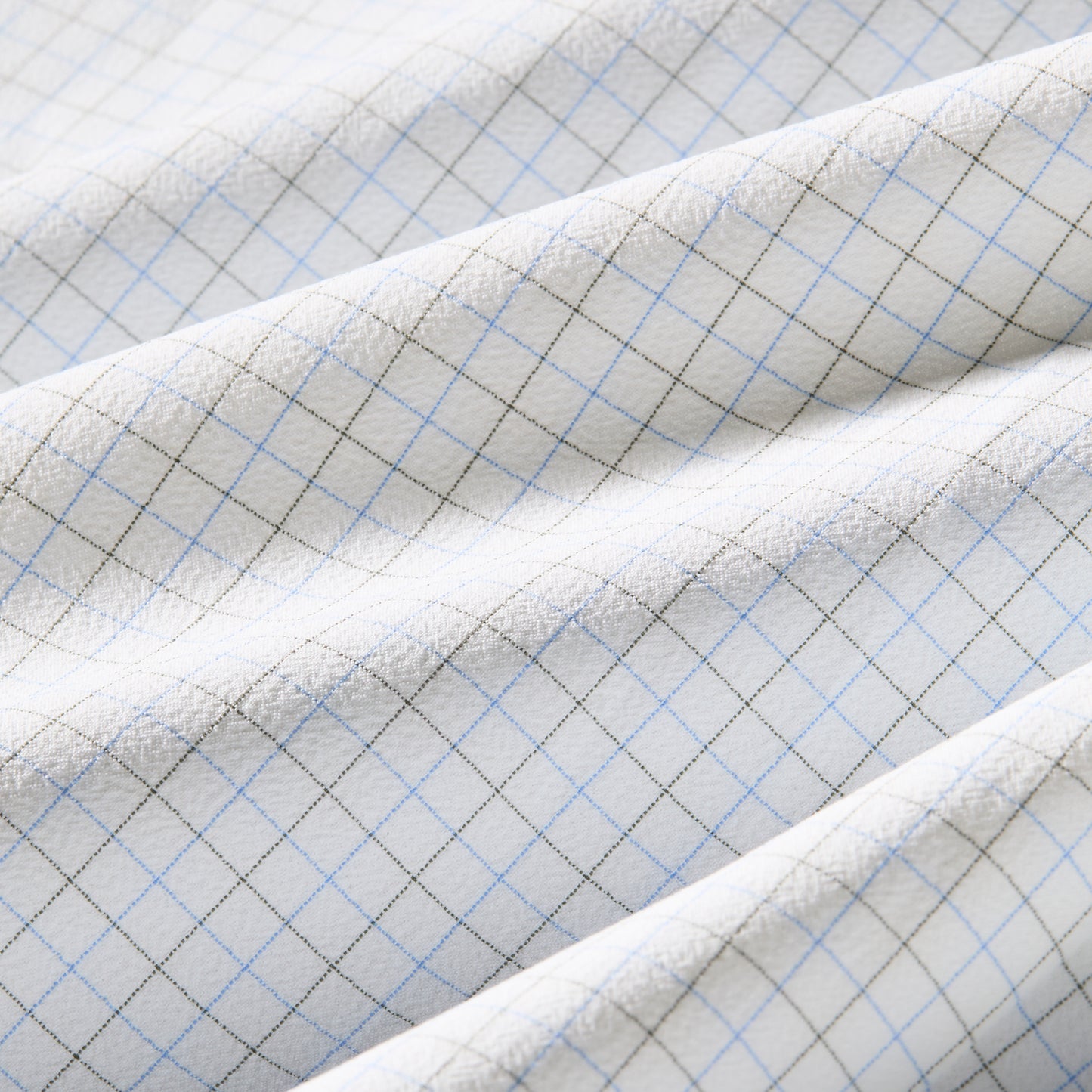 Mizzen + Main - Leeward No Tuck LS Dress Shirt - White Conner Tattersall