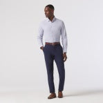 Mizzen + Main - Leeward Long Sleeve Dress Shirt - Lavender Michael Plaid